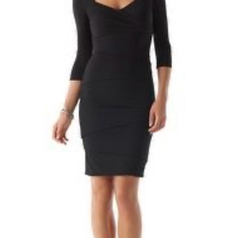 White House Black Market-Black Instantly Slimming Dress Size 2